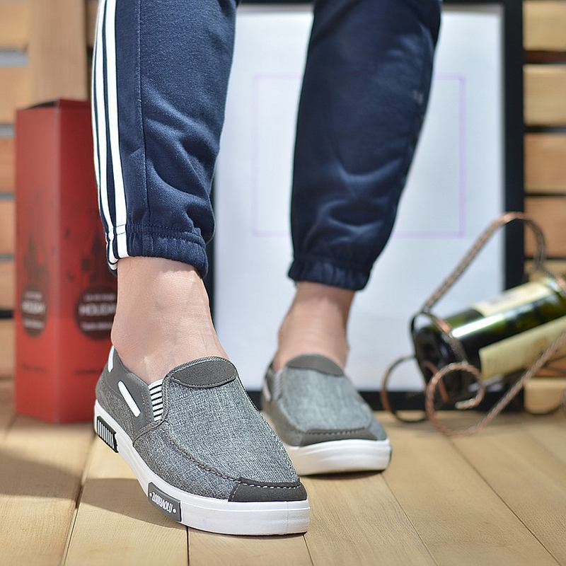 Män Canvas Casual Soft Loafers