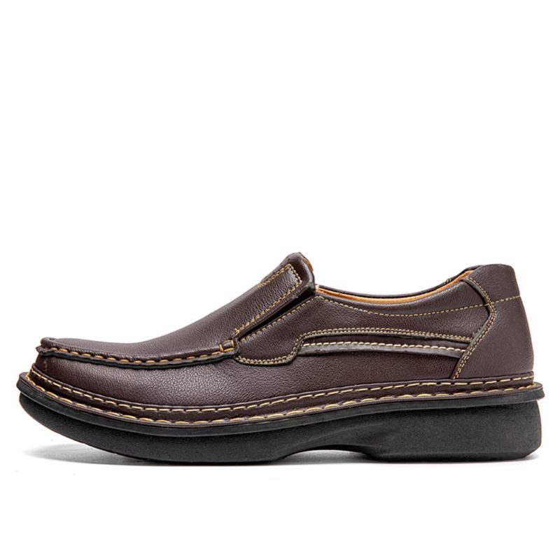 Män Halkbeständigt Andas Slip-on Mjuk Sula Casual Business Skor