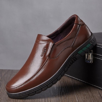 Män Kohud Andningssula Slip On Daily Business Casual Shoes