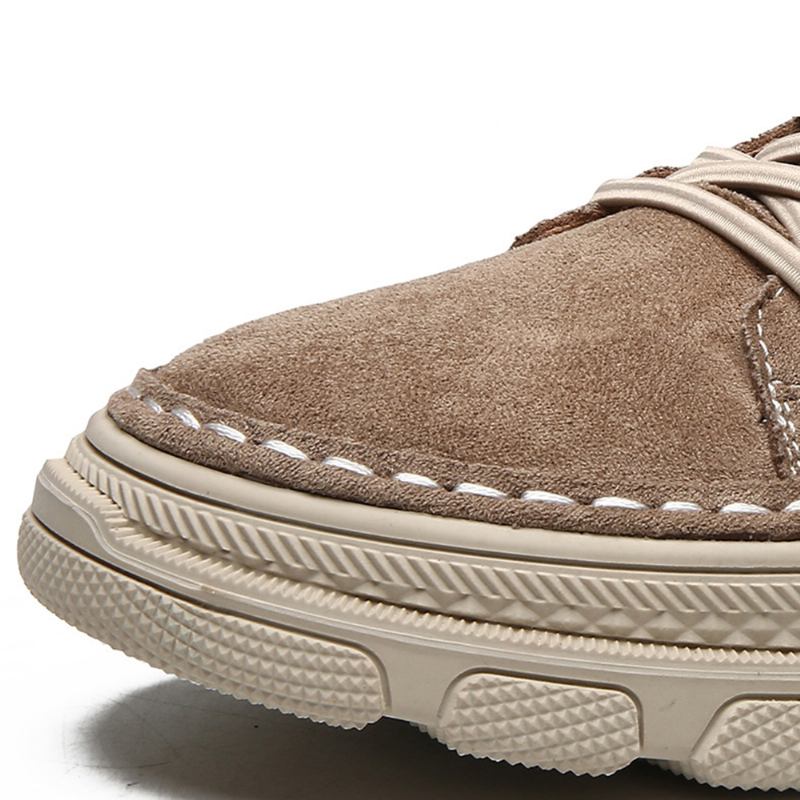 Män Mocka Halkbeständig Casual Mjuk Outdoor Walking Loafers