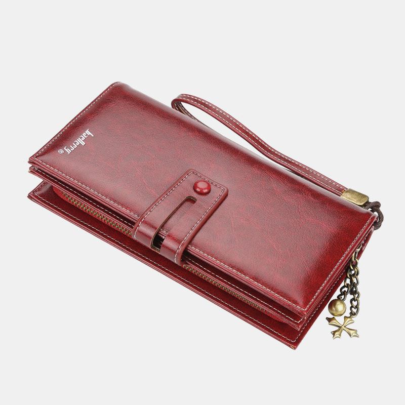 Kvinnor Lång Plånbok Pengakort Handväska Clutches Bag