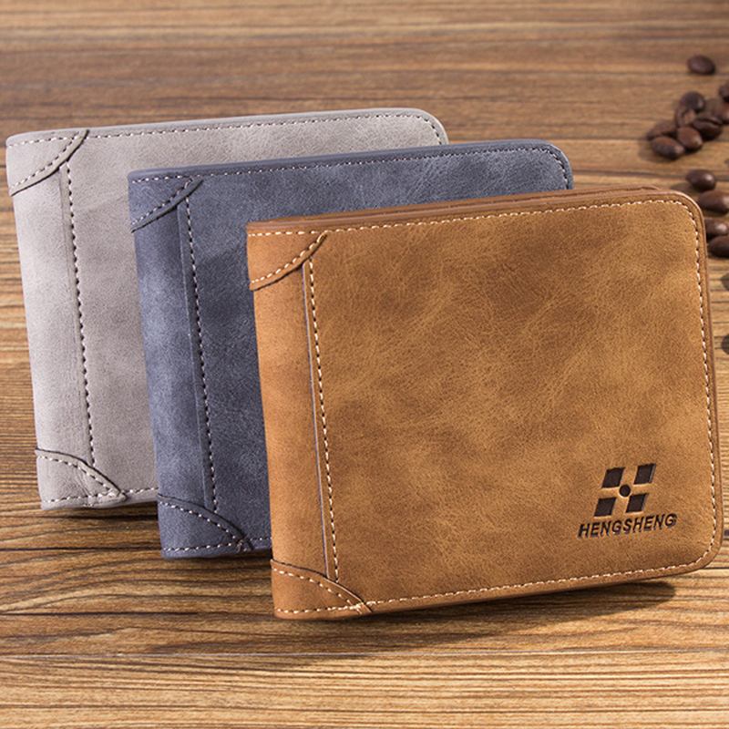 Män Multi Card Slots Slim Wallet Korthållare