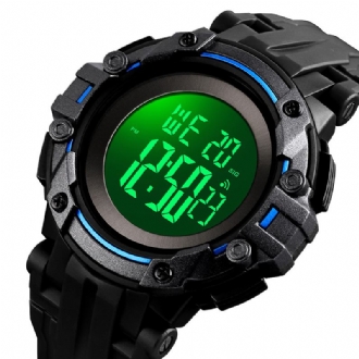 Alarm Chronograph Luminous 5atm Military Style Sports Herr Watch Digital Watch