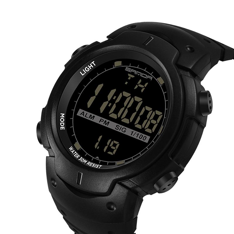 Digital Watch Luminous Motion Timing Stoppur Kalender Alarm Watch Outdoor Sport Watch