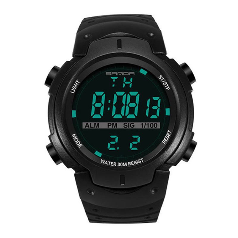 Digital Watch Luminous Motion Timing Stoppur Kalender Alarm Watch Outdoor Sport Watch