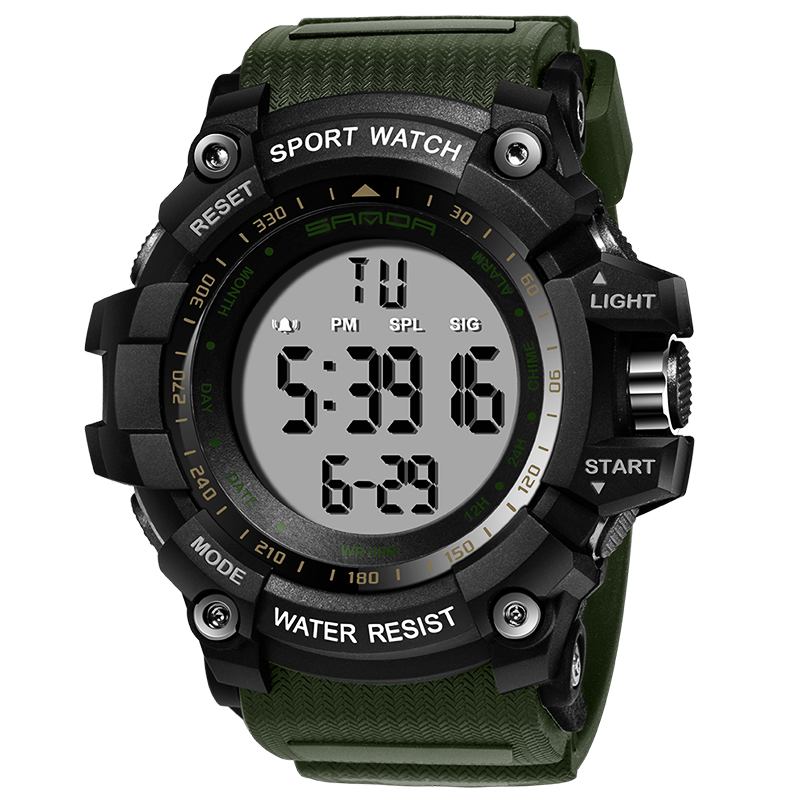 Digital Watch Military Multifunction Stoptwatch Waterproof Student Herrklocka