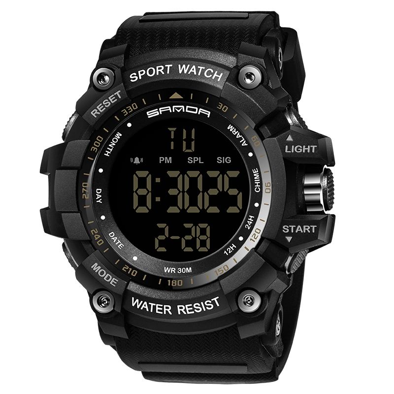 Digital Watch Military Multifunction Stoptwatch Waterproof Student Herrklocka