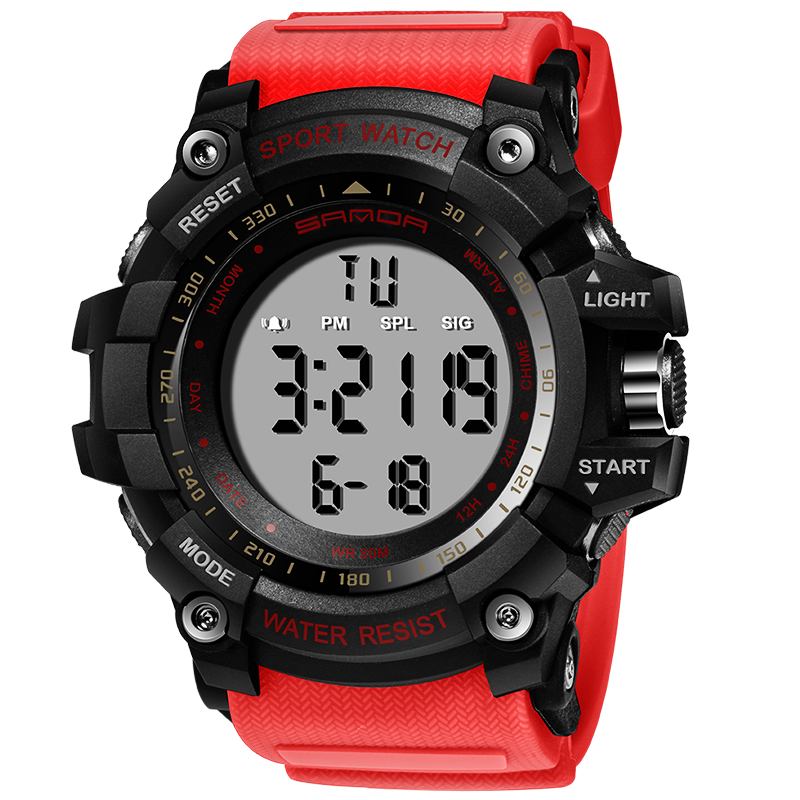 Digital Watch Military Multifunction Stoptwatch Waterproof Student Herrklocka