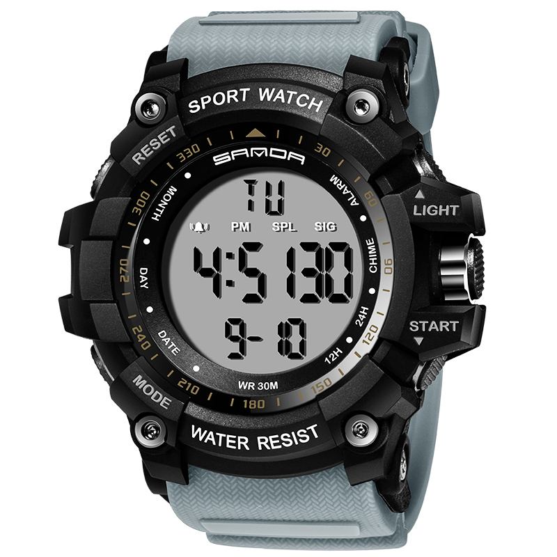 Digital Watch Military Multifunction Stoptwatch Waterproof Student Herrklocka