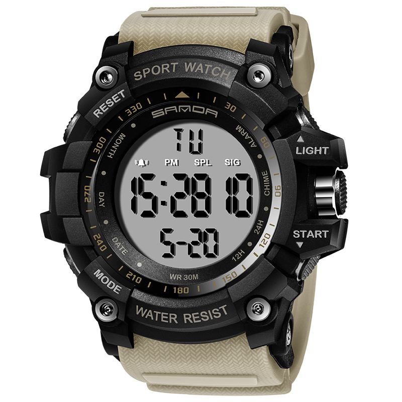 Digital Watch Military Multifunction Stoptwatch Waterproof Student Herrklocka