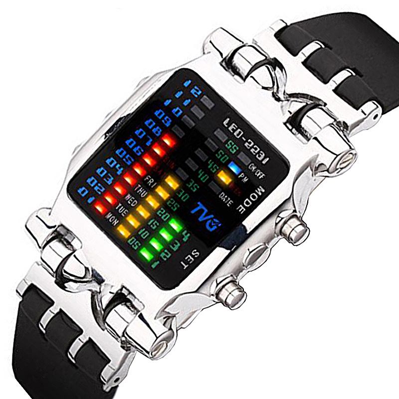 Led-skärm Creative Watch Modeabla Elektroniska Digitala Klockor