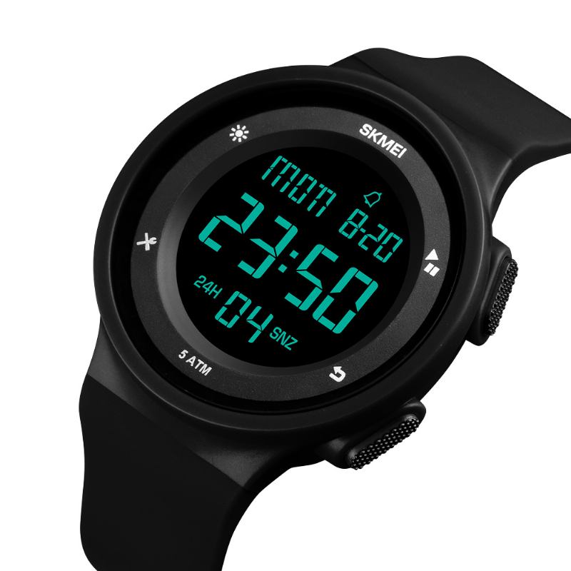 Mode Silikon Vattentät Led Outdoor Sport Digital Watch