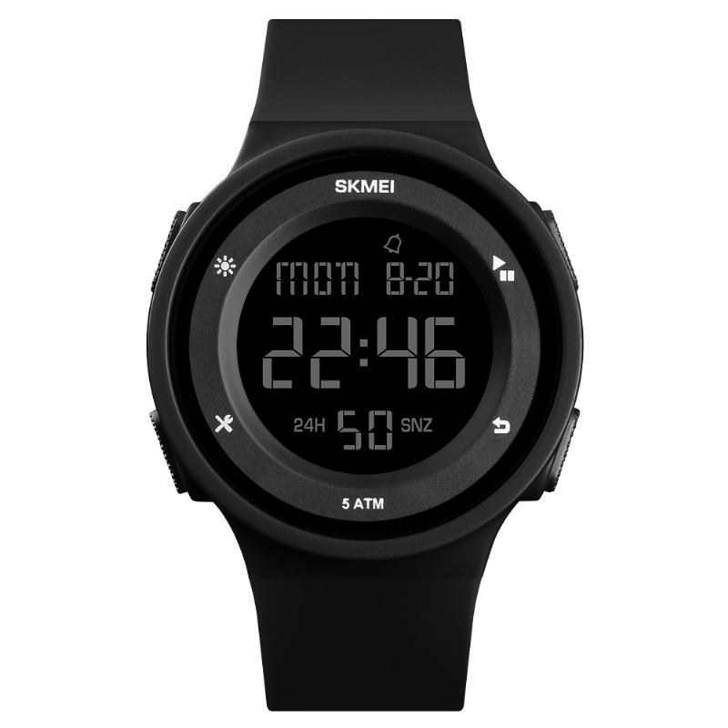 Mode Silikon Vattentät Led Outdoor Sport Digital Watch