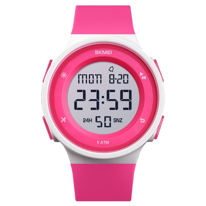 Mode Silikon Vattentät Led Outdoor Sport Digital Watch