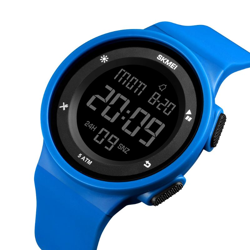 Mode Silikon Vattentät Led Outdoor Sport Digital Watch