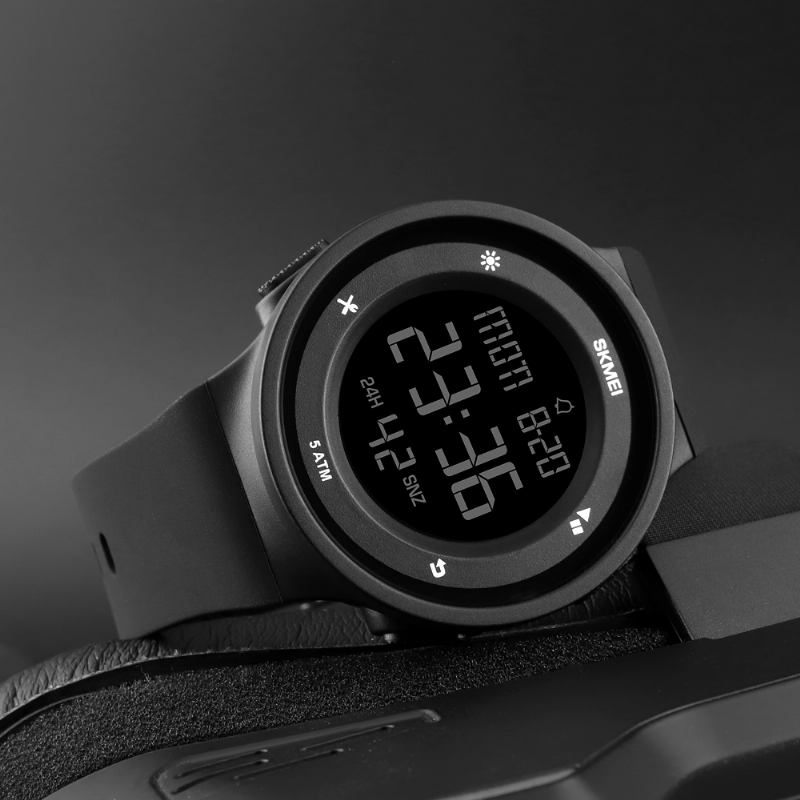 Mode Silikon Vattentät Led Outdoor Sport Digital Watch