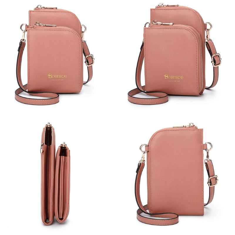 Comestic Crossbody-väska Med Flera Fack För Kvinnor