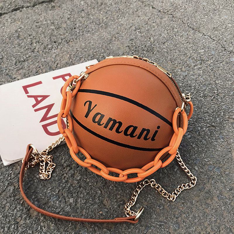 Dam Basket Fotboll Cha Handväska Crossbody Bag Axelväska