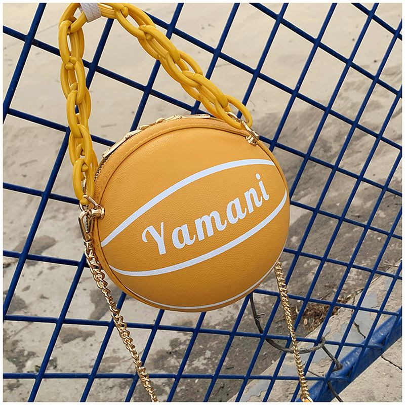 Dam Basket Fotboll Cha Handväska Crossbody Bag Axelväska