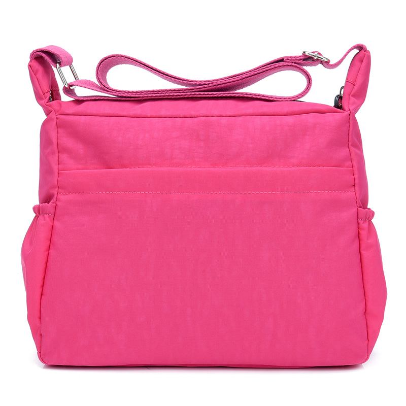 Dam Fritid Nylon Solid Crossbody Bag Vattentät Väska