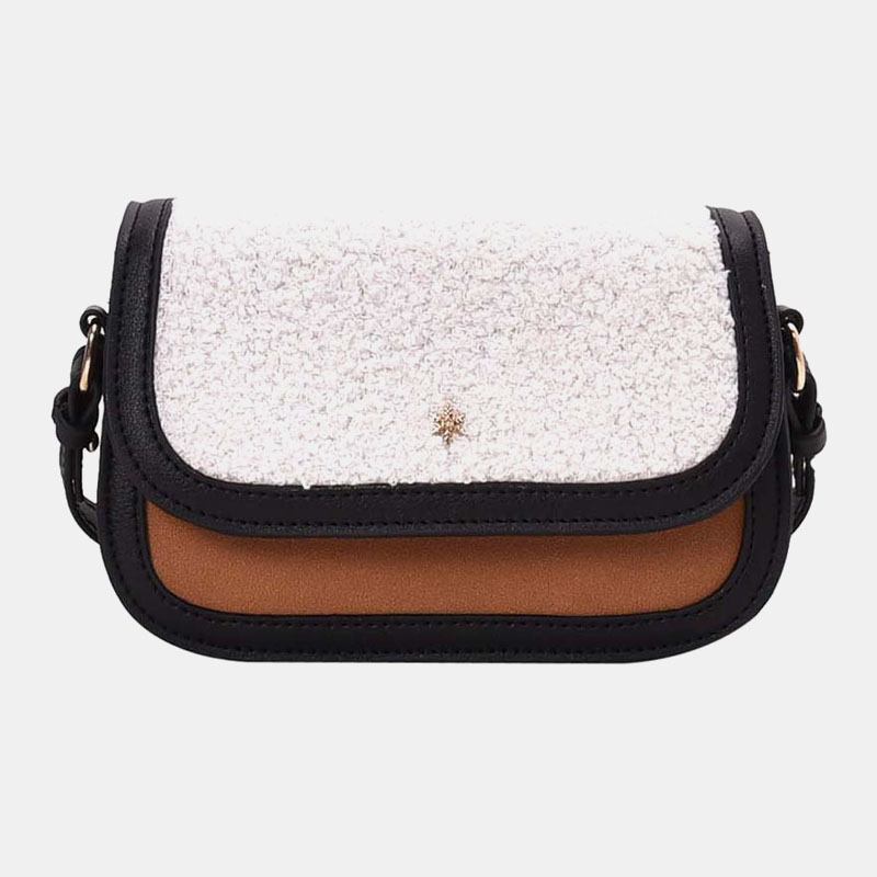 Dam Lammhår Vinter Crossbody Bag Axelväska