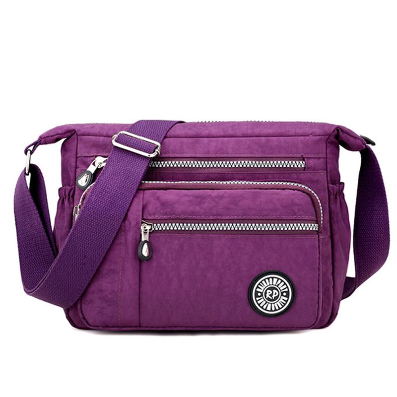 Dam Nylon Crossbody Bag Vattentät Casual Axelväska