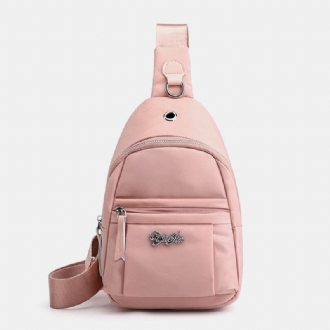 Dam Nylon Vattentät Bröstväska Crossbody Bag