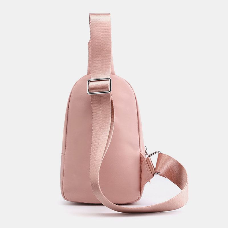 Dam Nylon Vattentät Bröstväska Crossbody Bag