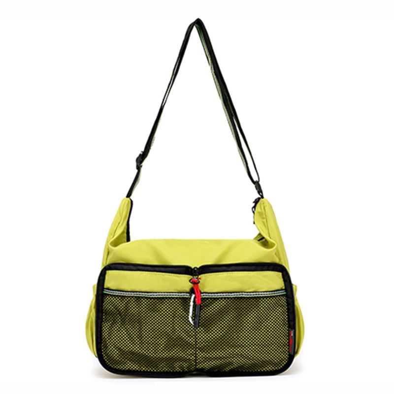 Dam Nylon Vattentät Lättvikts Daily Sports Shoulder Bag Crossbody Bag