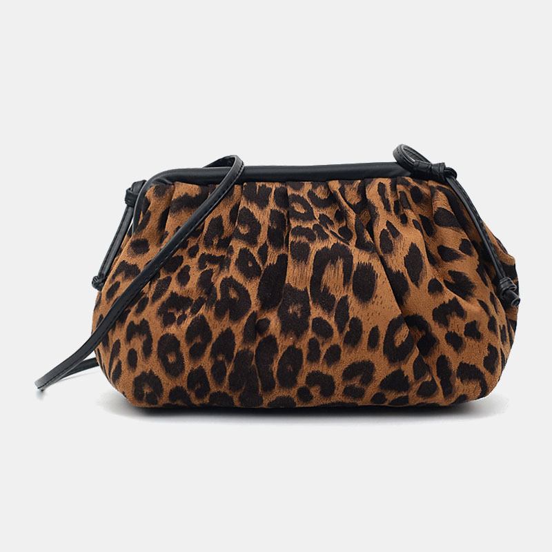 Dam Plysch Pouch Crossbody Bag Mode Cloud Bag Axelväska