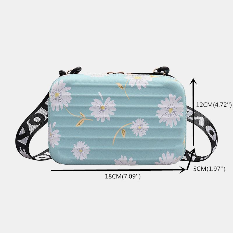 Dammode Axelväska Crossbody Bag Blommor Bag