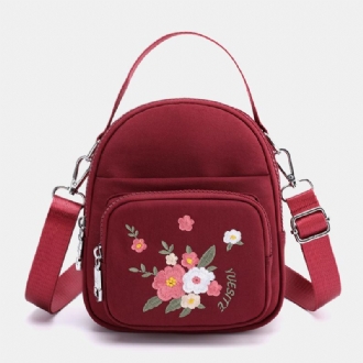 Dammode Broderi Axelväska Crossbody Bag