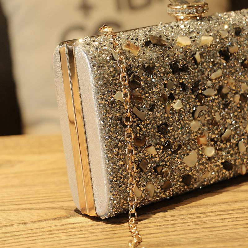 Dammode Crossody Bag Axelväska Sequ Glitter Handväska