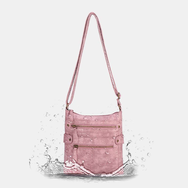 Damvattentät Multi-pocket Anti-theft Crossbody Bag Axelväska