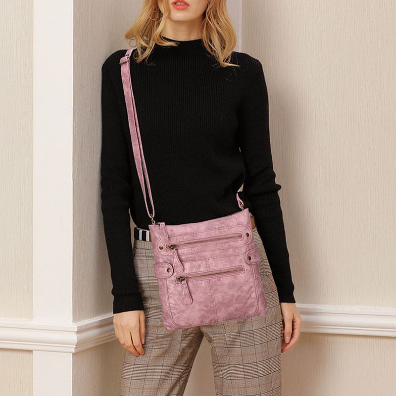 Damvattentät Multi-pocket Anti-theft Crossbody Bag Axelväska