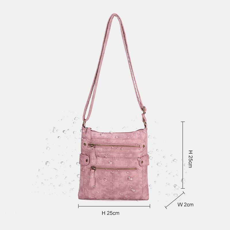 Damvattentät Multi-pocket Anti-theft Crossbody Bag Axelväska