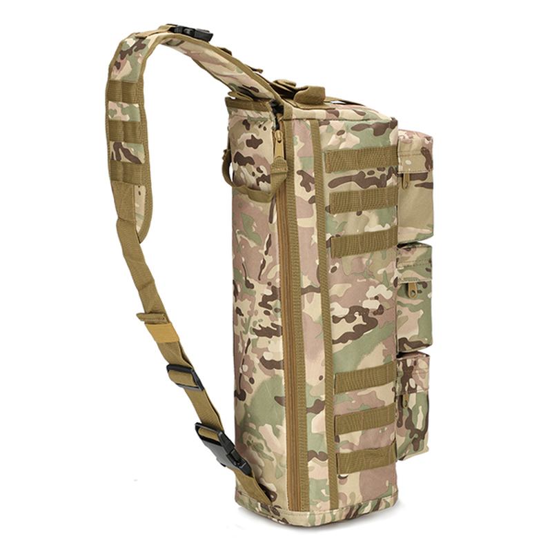 Herr Nylon Tactical Outdoor Sport Cs Crossbody Bag Vandring Bröstväska