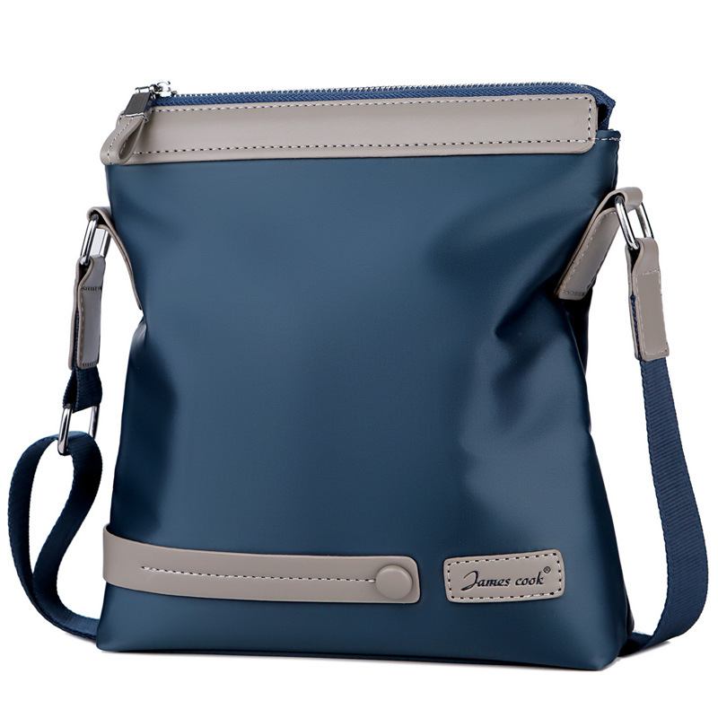 Herr Oxford Waterproof Patchwork Business Crossbody Bag Axelväska