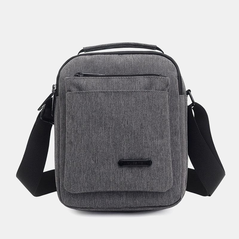 Herr Vattentät Casual Nylon Crossbody Bag Axelväska För Utomhuskontor