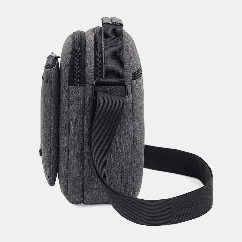 Herr Vattentät Casual Nylon Crossbody Bag Axelväska För Utomhuskontor