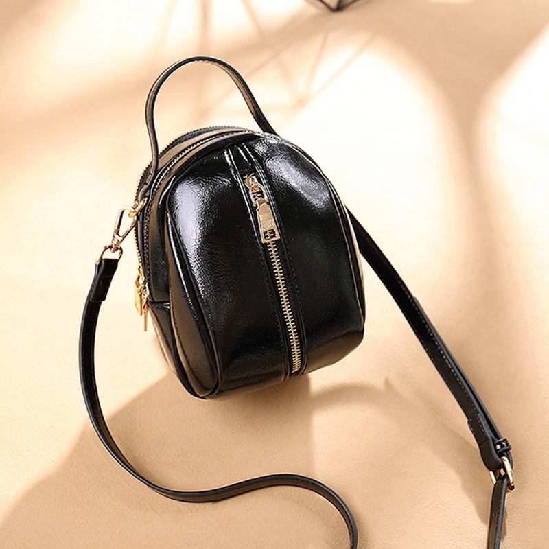 Kvinnor Faux Leather Wild Crossbody Bag Mode Shell Bag