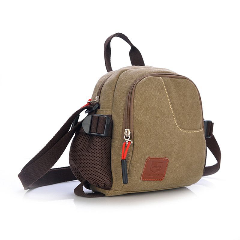 Kvinnor Män Casual Canvas Crossbody-väskor Ljus Handväskor Outdoor Axelväskor