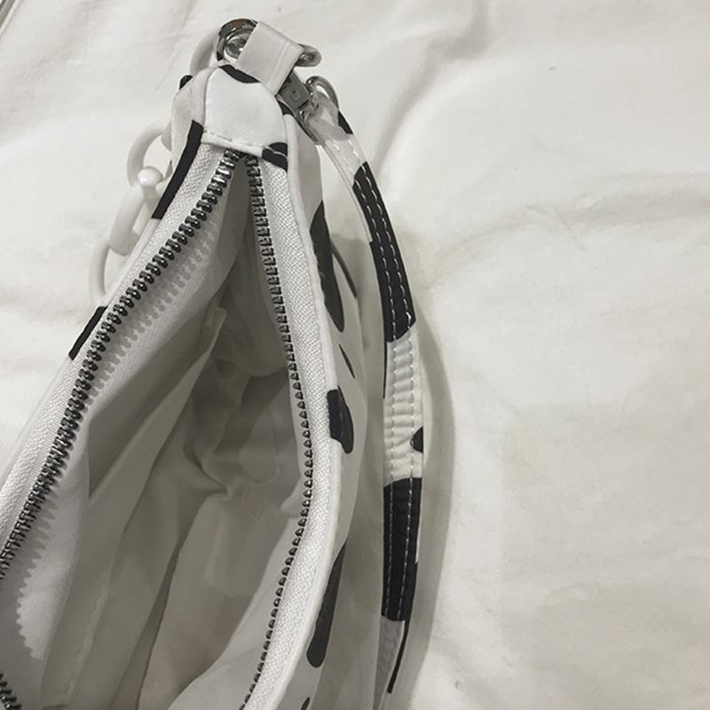 Kvinnor Mjölkmönster Kedja Crossbody Bag