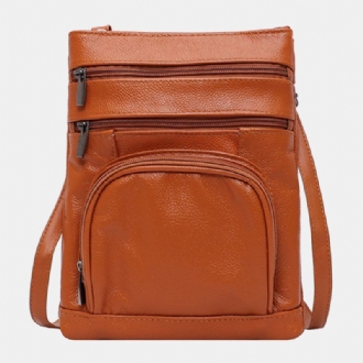 Kvinnor Multi-pocket Multifunktionell Axelväska Crossbody Bag