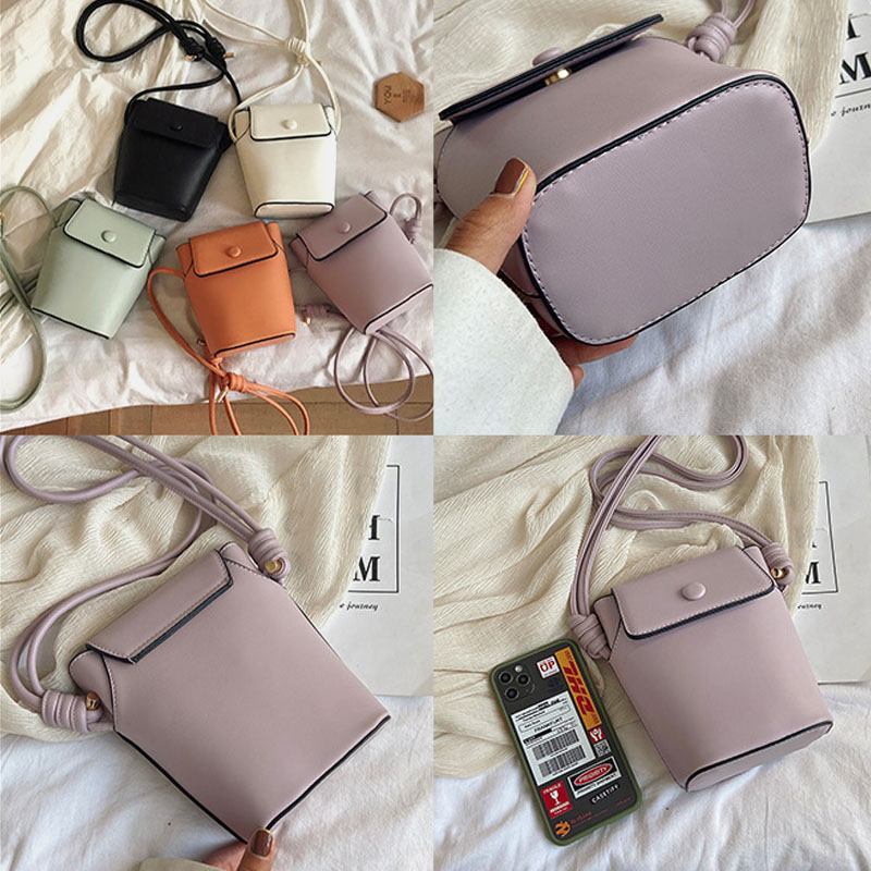 Kvinnor Solid 6.3 Tums Telefonväska Crossbody-väska