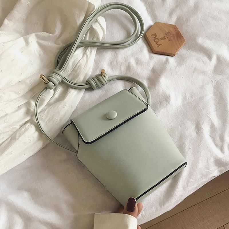 Kvinnor Solid 6.3 Tums Telefonväska Crossbody-väska