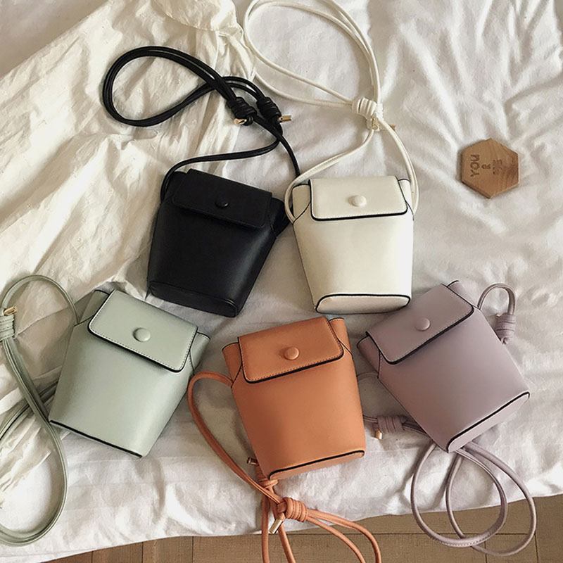 Kvinnor Solid 6.3 Tums Telefonväska Crossbody-väska