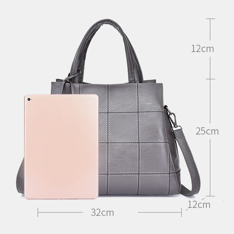 Kvinnor Solid Business Handväska Crossbody Bag Axelväska