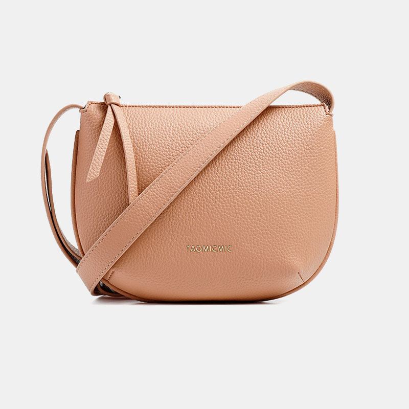 Kvinnor Solid Pu Crossbody Bag Armpit Bag