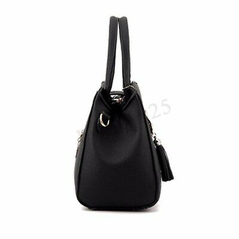 Kvinnor Tofs Läder Handväska Messenger Satchel Shoulder Crossbody Bag